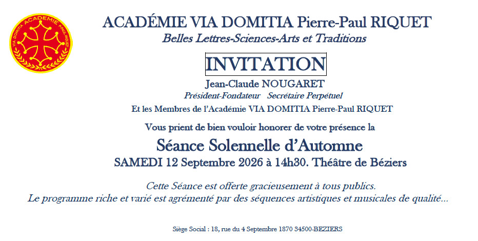 invitation septembre 2026